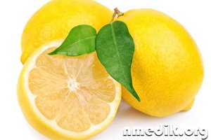Лимон для отбеливания кожи лица