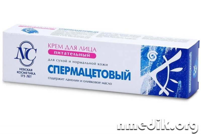 Спермацетовый крем для лица — Косметология